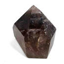 Smoky Quartz w White Rutile - Polished Freeform