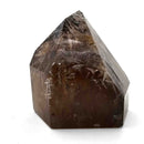 Smoky Quartz w White Rutile - Polished Freeform