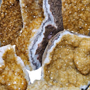 Citrine Druze - A Grade - Cut Base - Mineral Specimen - Brazil - Sacral Chakra