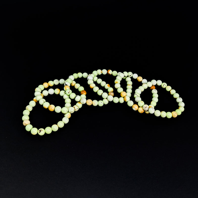 Citron Chrysoprase - Bead Bracelet