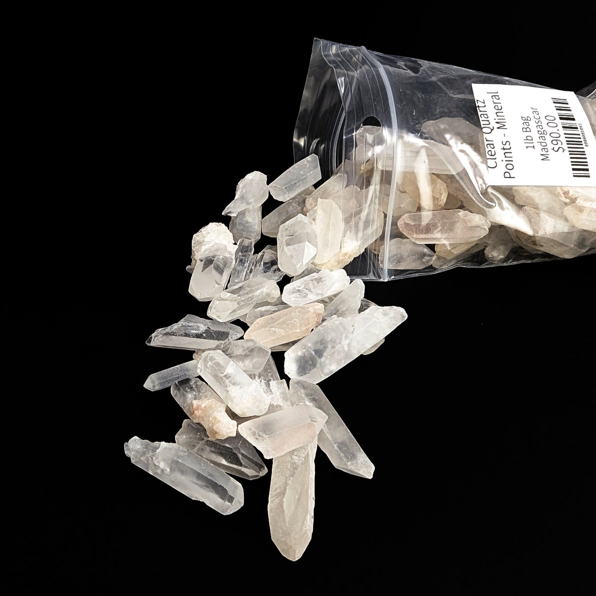 Clear Quartz Points specimen from Madagascar.