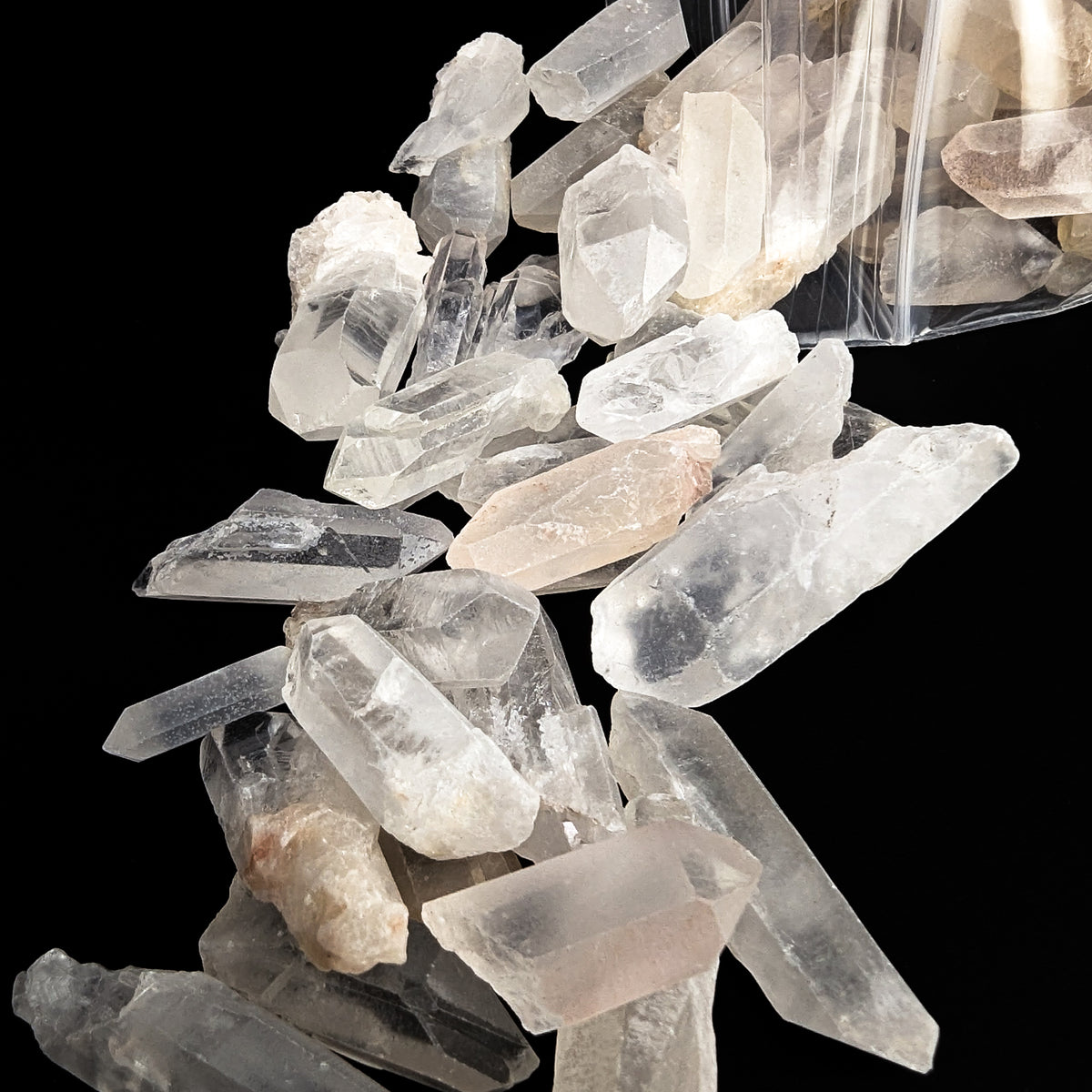 Clear Quartz Points specimen from Madagascar.