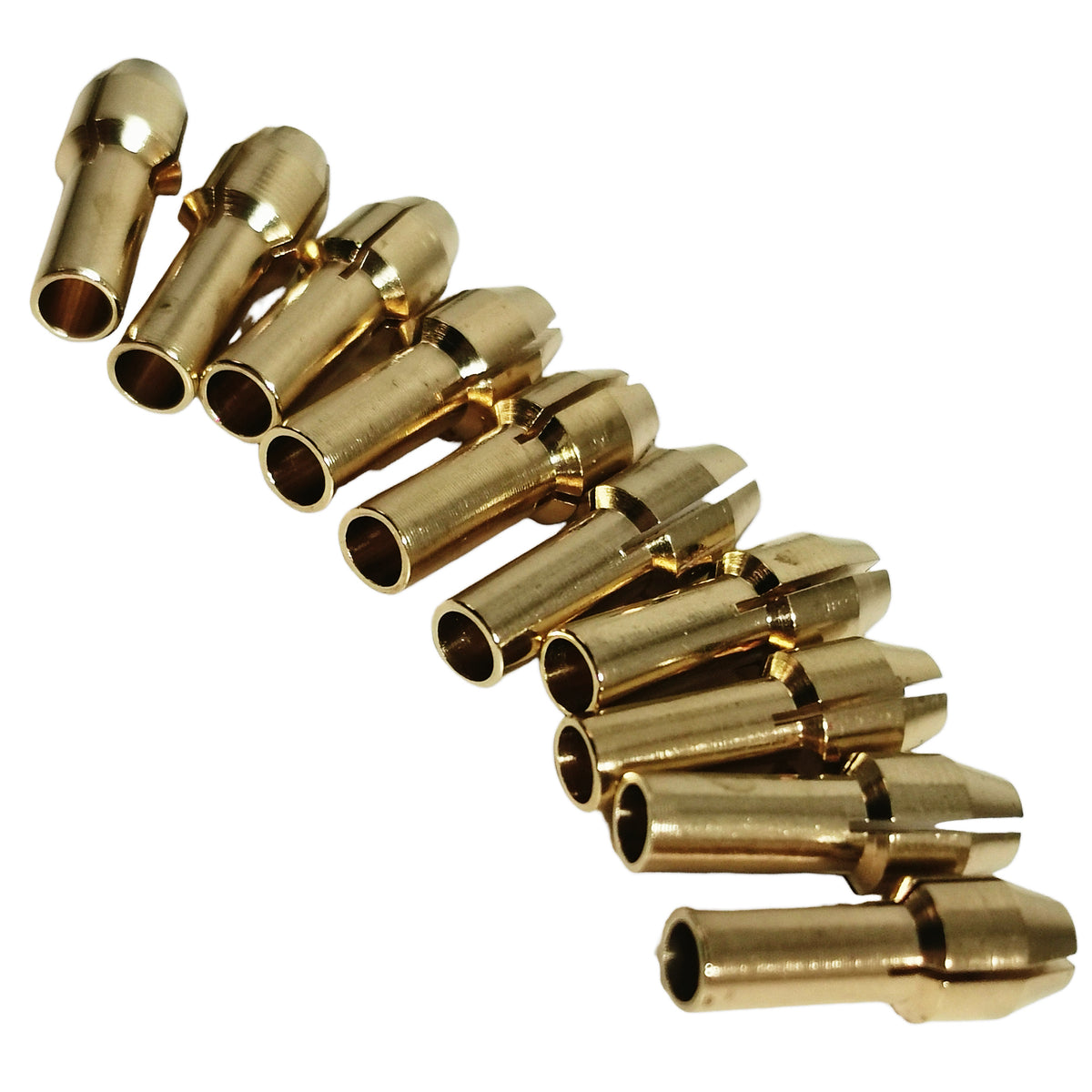 Collets For Dremel sleeve inserts 10pc, made of brass.