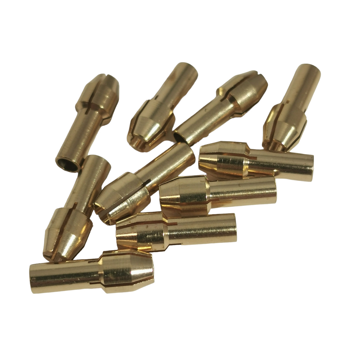 Collets For Dremel sleeve inserts 10pc, made of brass.
