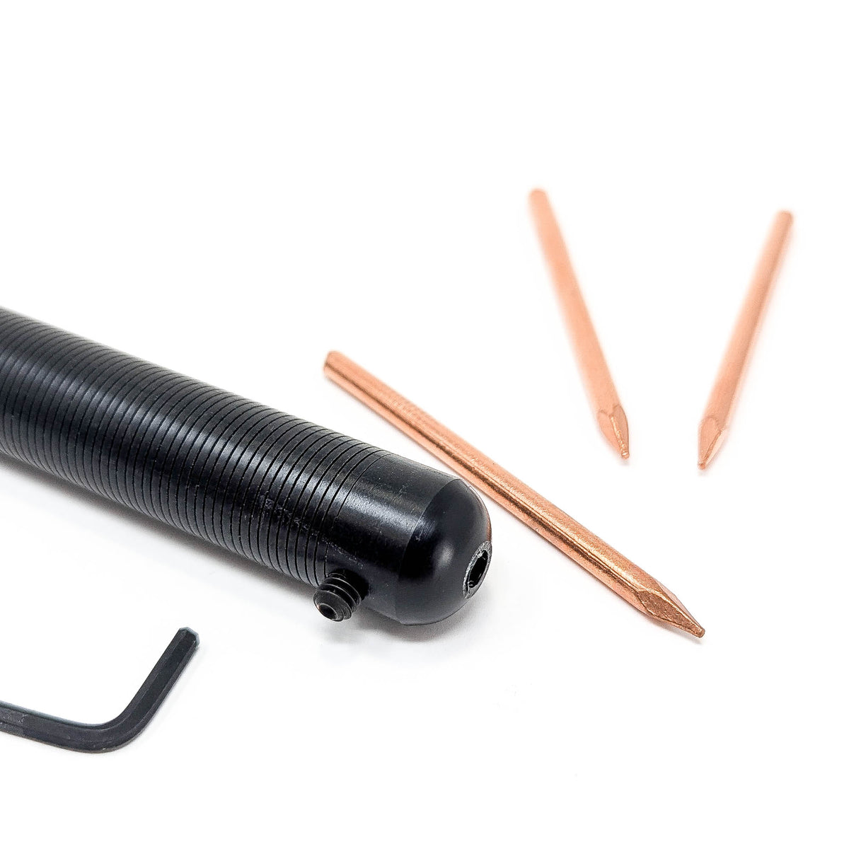 Copper Nails for Pressure Flaking 2pcs.
