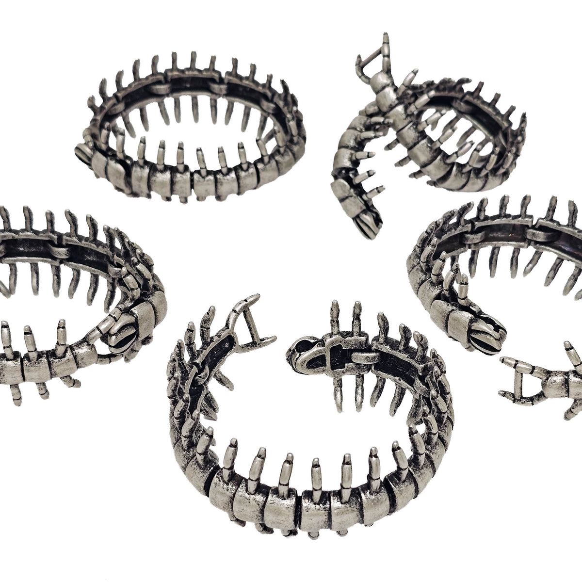 Crawly Creature stainless steel bracelet.