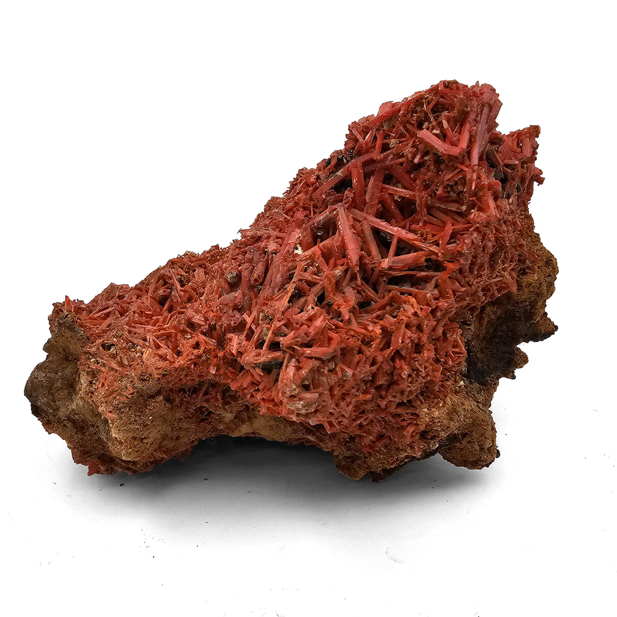 Crocoite specimen from Adelaide Mine, Dundas, Tasmania, Australia.
