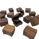 Curved Ring Box - Wooden Jewelry Box - China