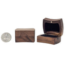 Curved Ring Box - Wooden Jewelry Box - China