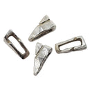 Cut Planished Bail - Sterling Silver - Broken Ox Creations - BC, Canada 