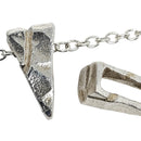 Cut Planished Bail - Sterling Silver - Broken Ox Creations - BC, Canada 
