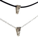 Cut Planished Bail - Sterling Silver - Broken Ox Creations - BC, Canada 