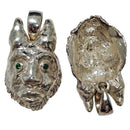 Devil Mask - Pendant - Broken Ox Creations - BC, Canada - Sterling Silver