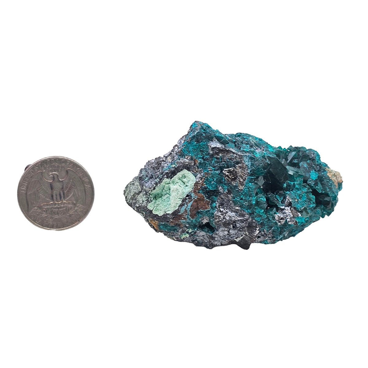 Dioptase specimen.