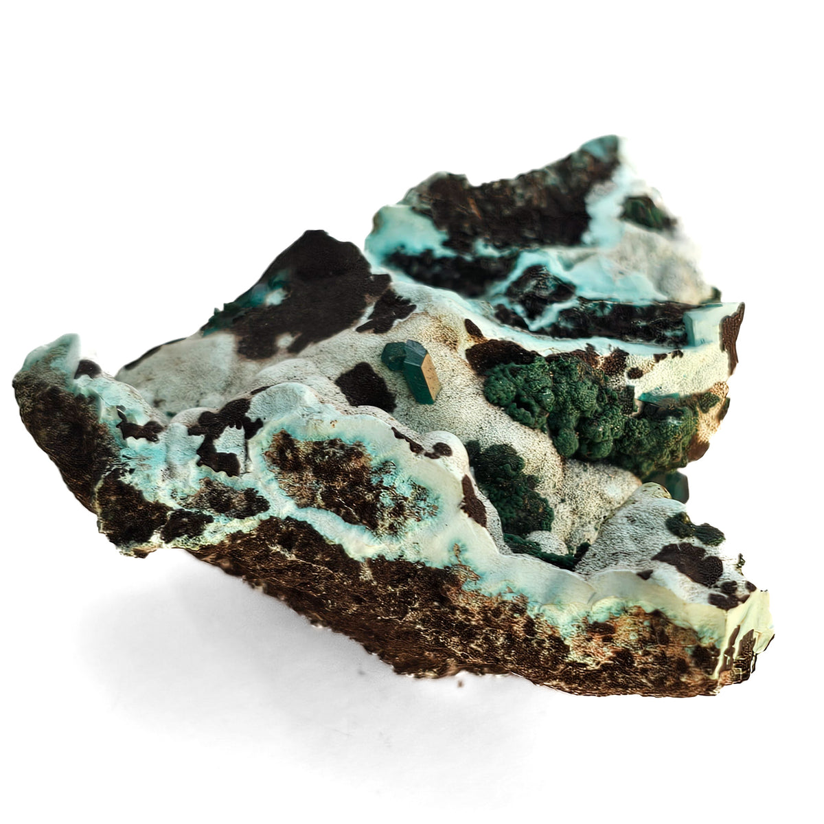 Dioptase specimen.