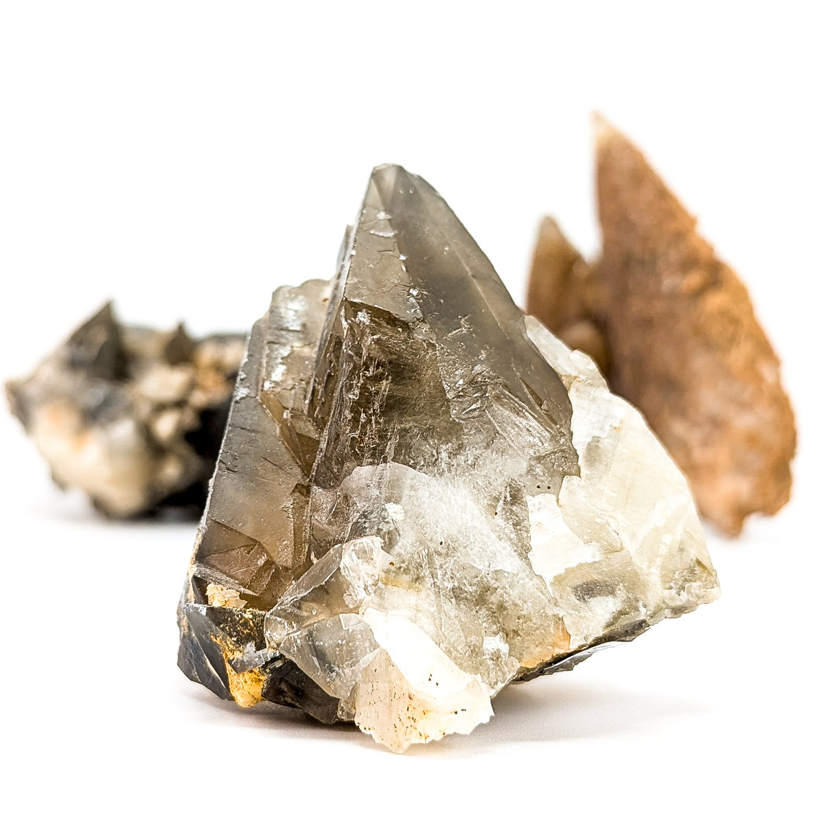 Dogtooth Calcite mineral specimen, calcium carbonate, from Morocco.