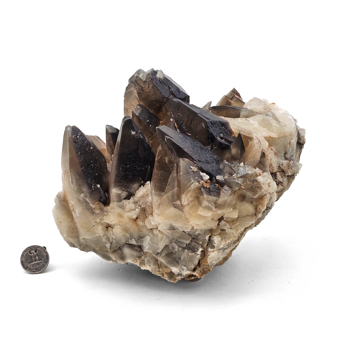 Dogtooth Calcite specimen, calcium carbonate, from Touissit mining district, Oriental Region, Morocco.