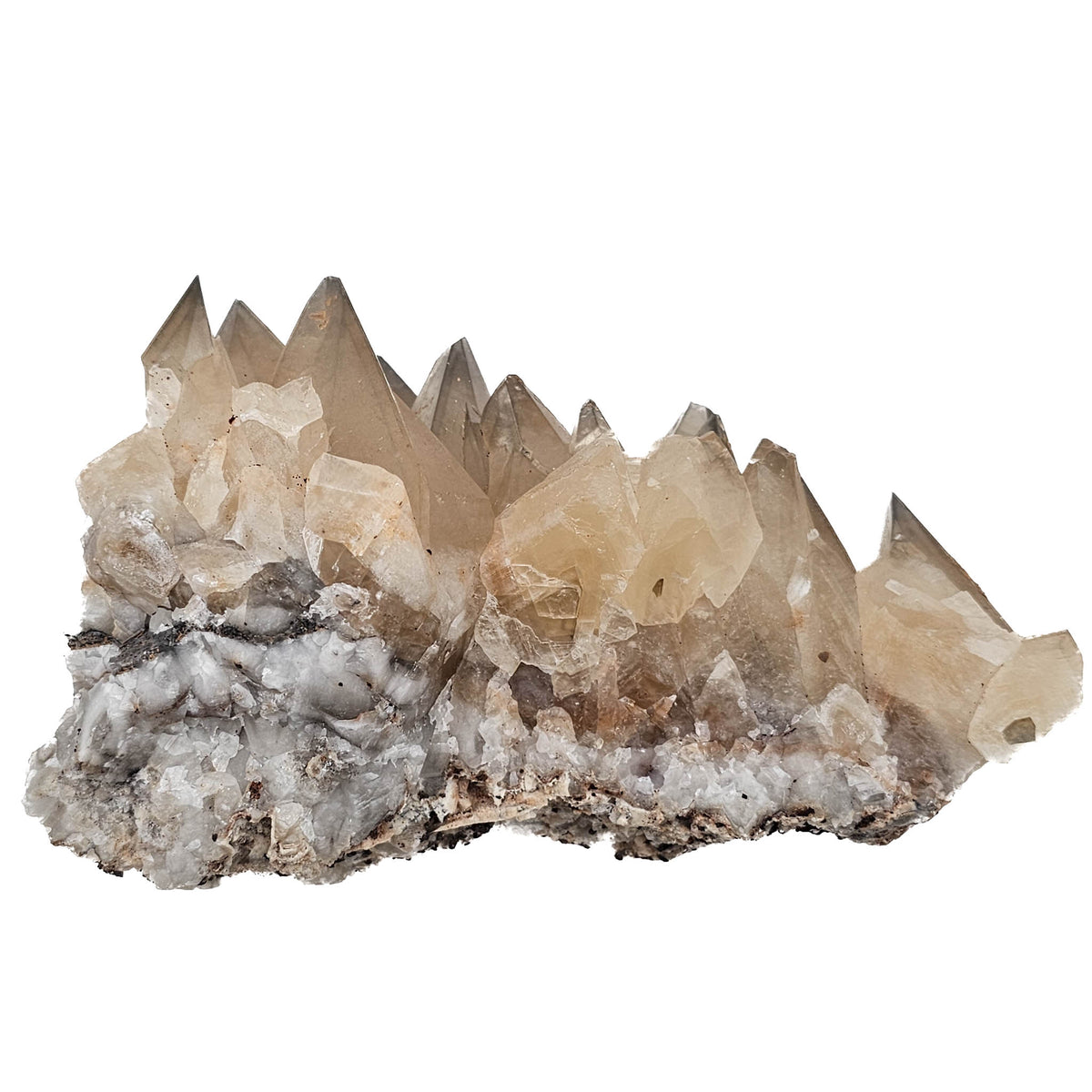 Dogtooth Calcite specimen, calcium carbonate, from Touissit mining district, Oriental Region, Morocco.