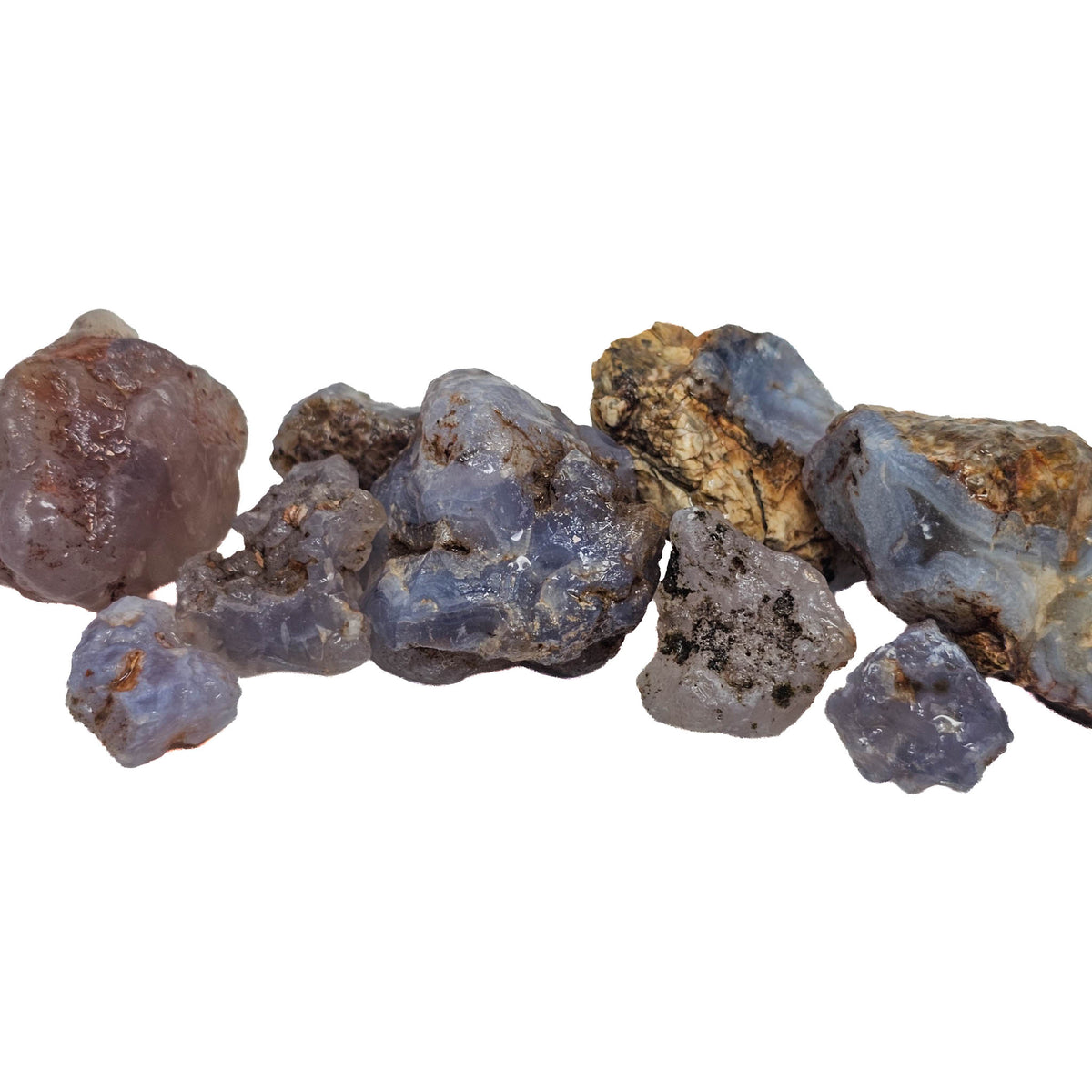 Blue Agate - Mineral from United States, view 7 of 8