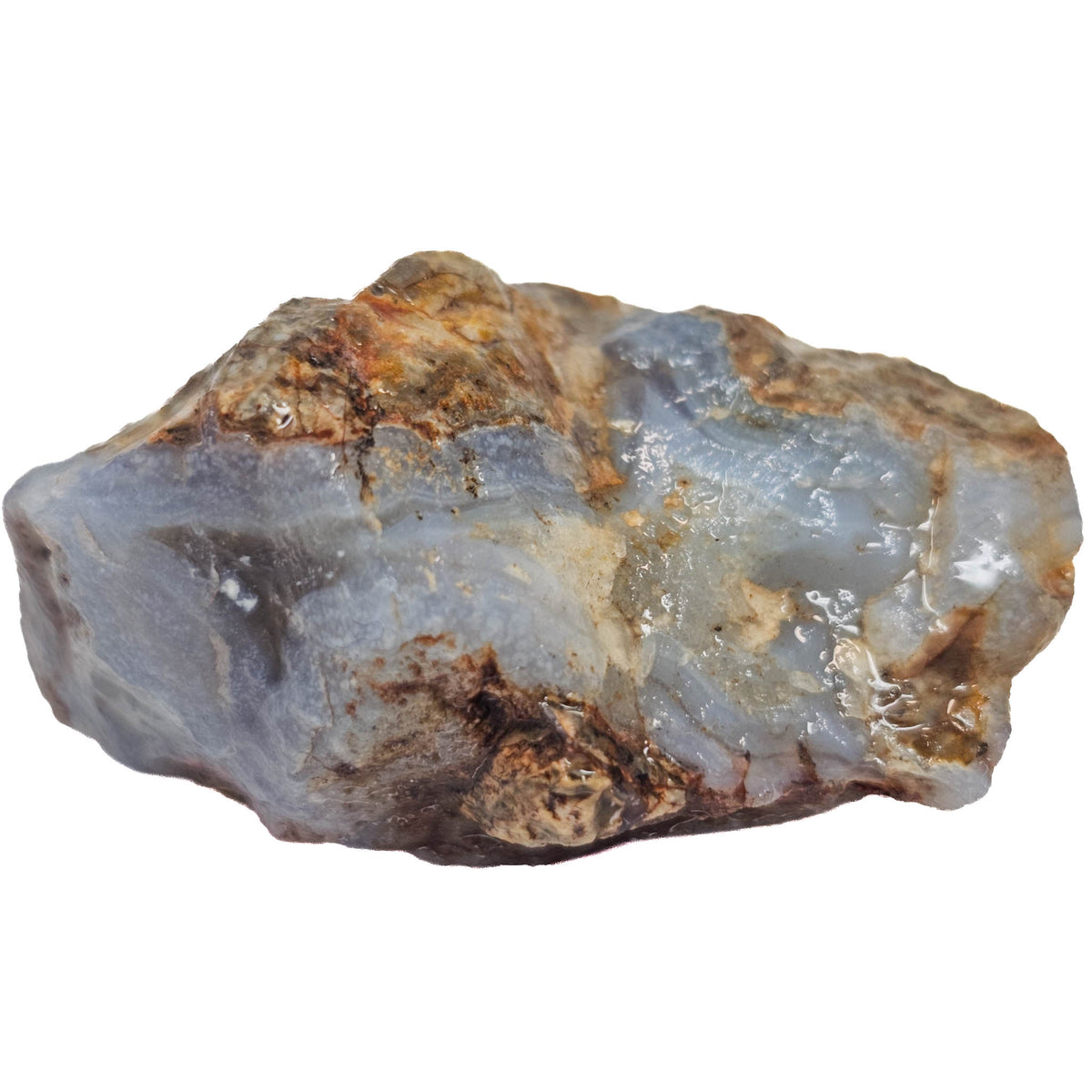 Blue Agate - Mineral from United States, view 6 of 8