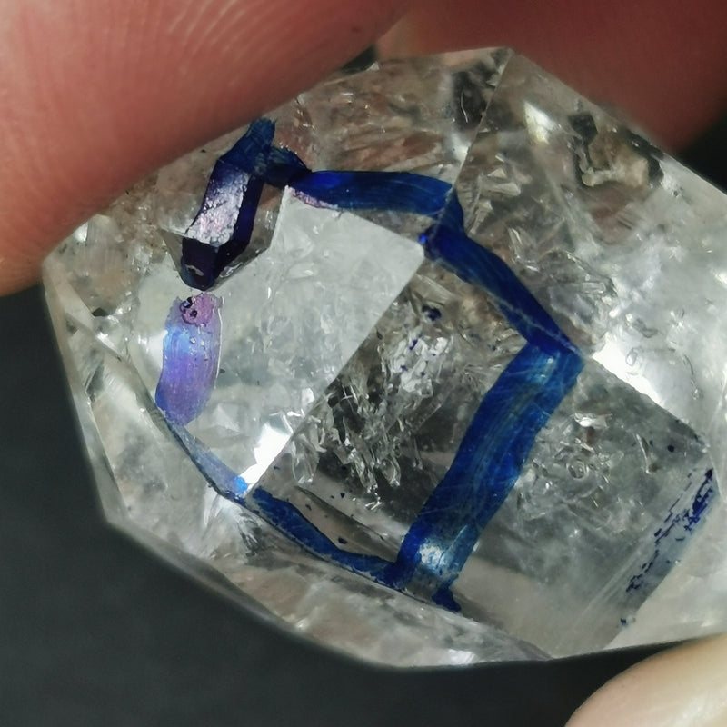 Enhydro Diamond Quartz - Mineral