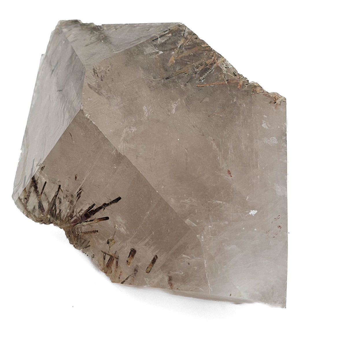 Epidote in Quartz specimen from Minas Gerais, Brazil.