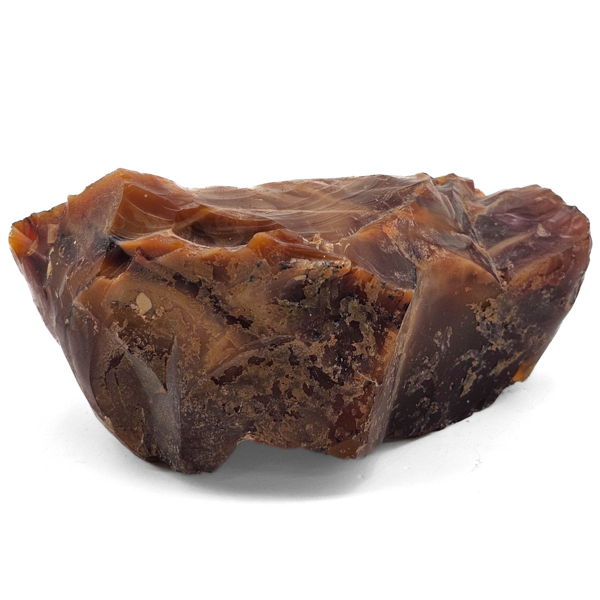 Fire Opal mineral specimen, hydrated silica.
