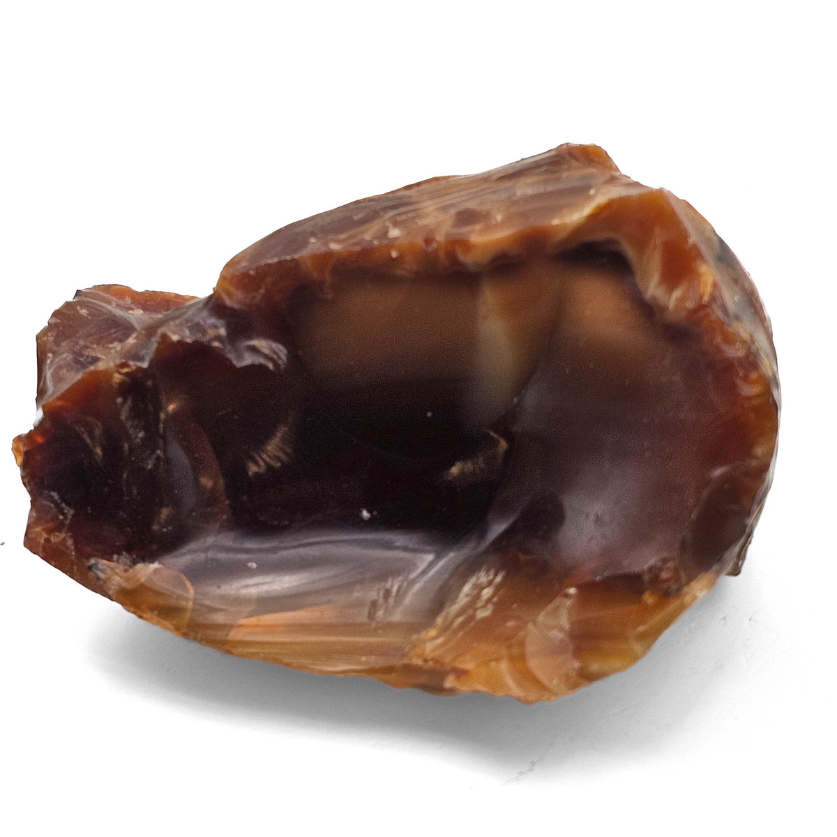 Fire Opal mineral specimen, hydrated silica.