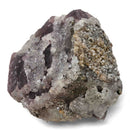 Pyrite and Quartz on Purple Fluorite - Specimen