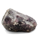 Pyrite and Quartz on Purple Fluorite - Specimen