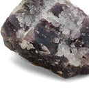 Pyrite and Quartz on Purple Fluorite - Specimen