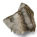 Pyrite and Quartz on Purple Fluorite - Specimen
