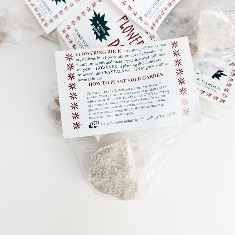 Flowering Rock (Dolomite) - Experiment