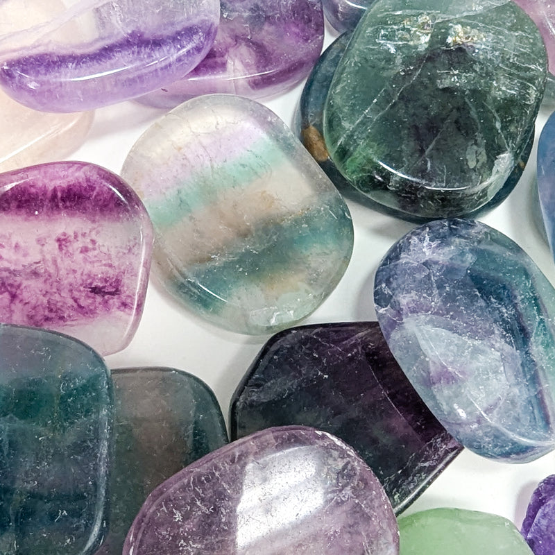 Fluorite - Flat Tumble