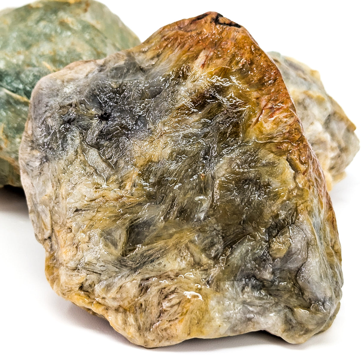 Fluorite rough from Kelowna, BC – large piece with orange top