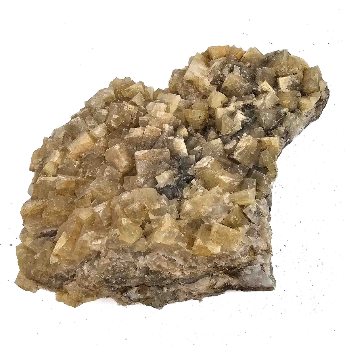 Yellow Fluorite specimen, calcium fluoride, from El Hammam Mine area, Meknès Province, Morocco.