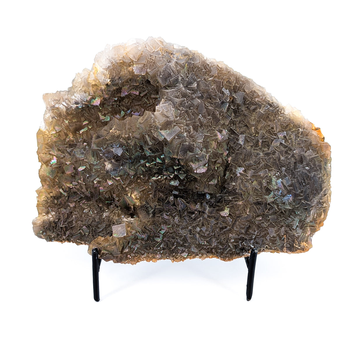 Iridescent Fluorite specimen, calcium fluoride.