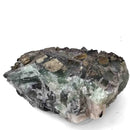 Chalcopyrite & Pyrite on Green Fluorite - Specimen