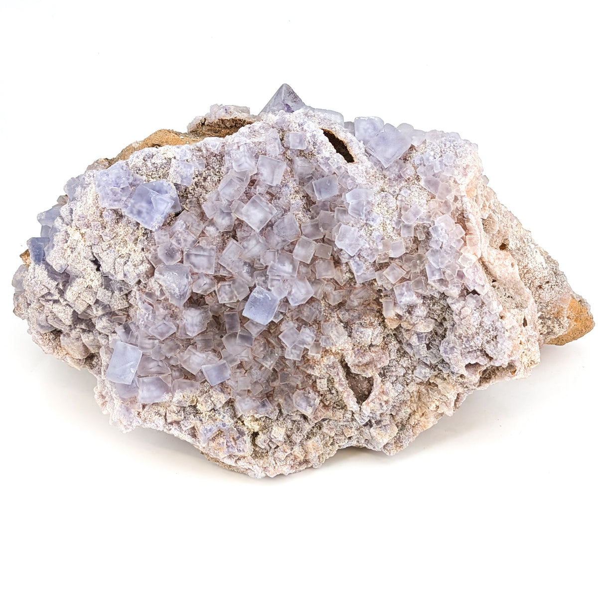 Fluorite Purple specimen, calcium fluoride, from El Hammam Mine, Ahouli, Midelt, Drâa-Tafilalet, Morocco.