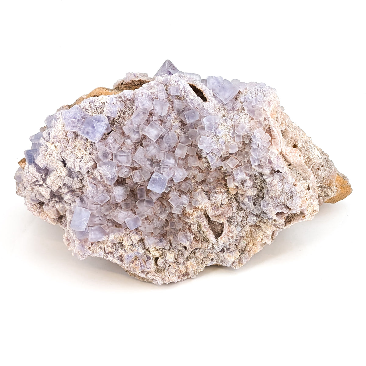 Fluorite Purple specimen, calcium fluoride, from El Hammam Mine, Ahouli, Midelt, Drâa-Tafilalet, Morocco.