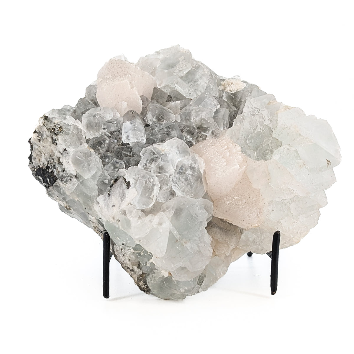 Fluorite with Calcite specimen from Xianghuapu Mine, Chenzhou, Hunan Province, China.