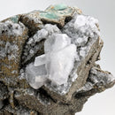 Fluorite w Pyrite & Aragonite - One of a Kind - Statement