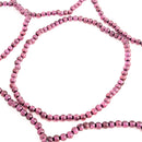 Rhodolite Garnet - Round Bead Bracelet