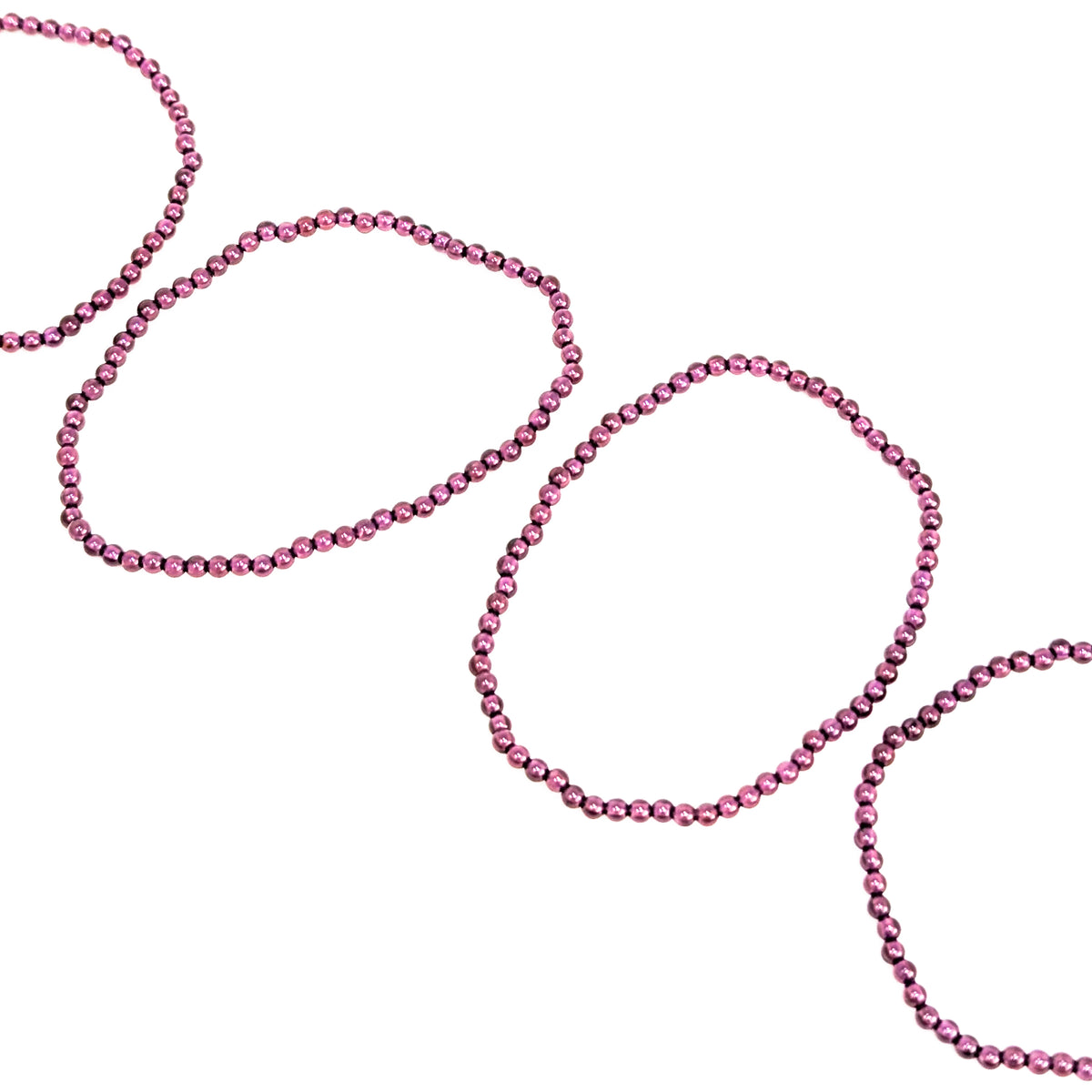 Rhodolite garnet round bead bracelet – three bracelets