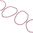 Rhodolite Garnet - Round Bead Bracelet