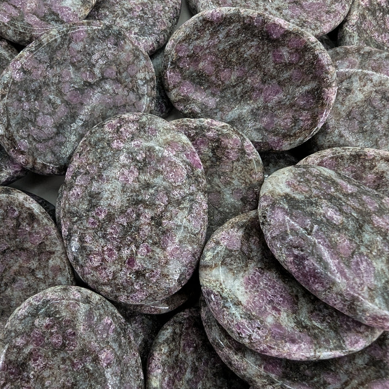 Garnet in Schist - Worry Stone