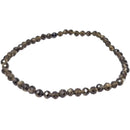 Gold Sheen Obsidian - Faceted Bead Bracelet