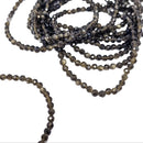 Gold Sheen Obsidian - Faceted Bead Bracelet