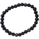 Gold Sheen Obsidian - Round Bead Bracelet