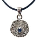 Goopies - Pendant - Tsavorite (green) - Tanzania - Blue Sapphire - Sri Lanka - Sterling Silver - Broken Ox Creations - BC, Canada 